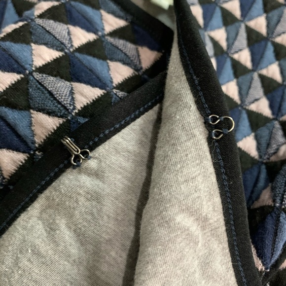 Anthropologie Hei Hei Vala Quilted Boxy Blazer Jacket Womens S Academia - Picture 7 of 8